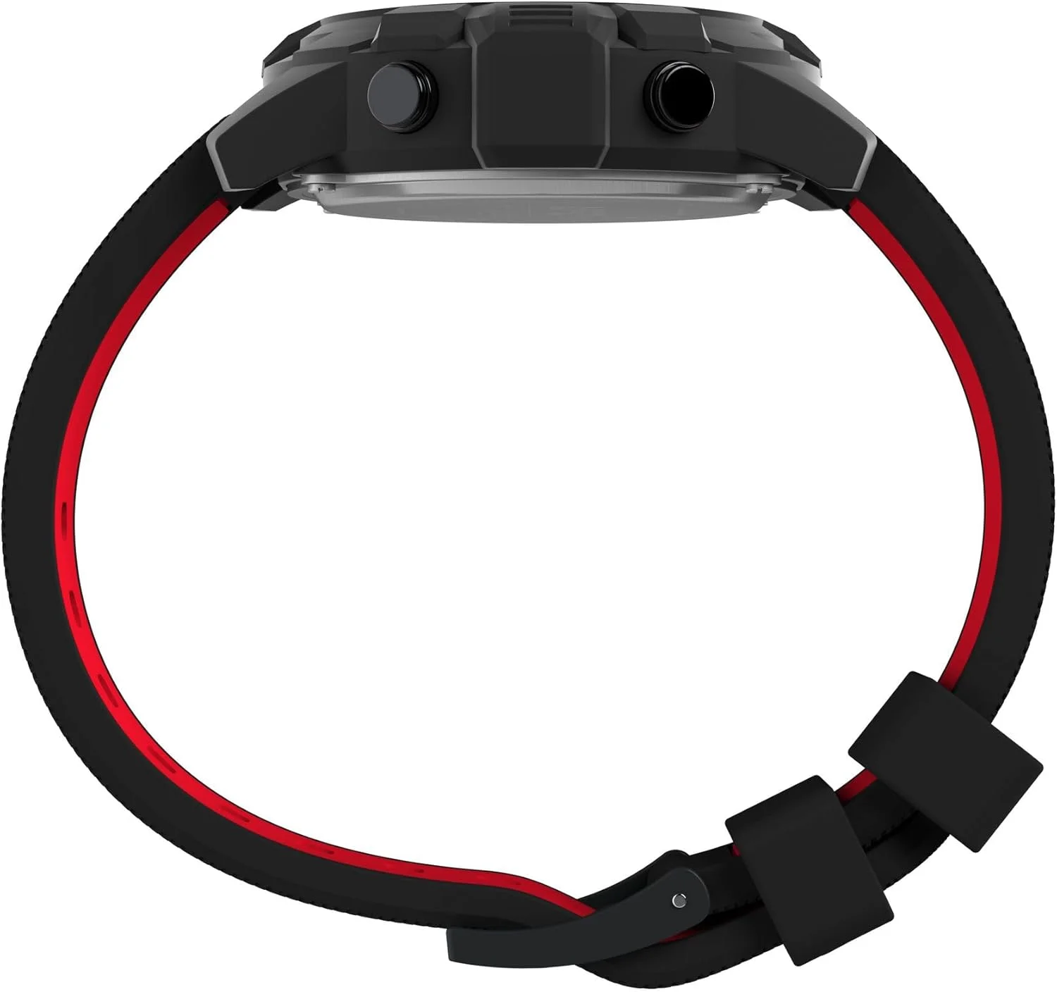 ساعت مردانه تایمکس UFC مدل Brawler با قطر 43 میلی‌متر - بند مشکی، صفحه دیجیتال، قاب مشکی