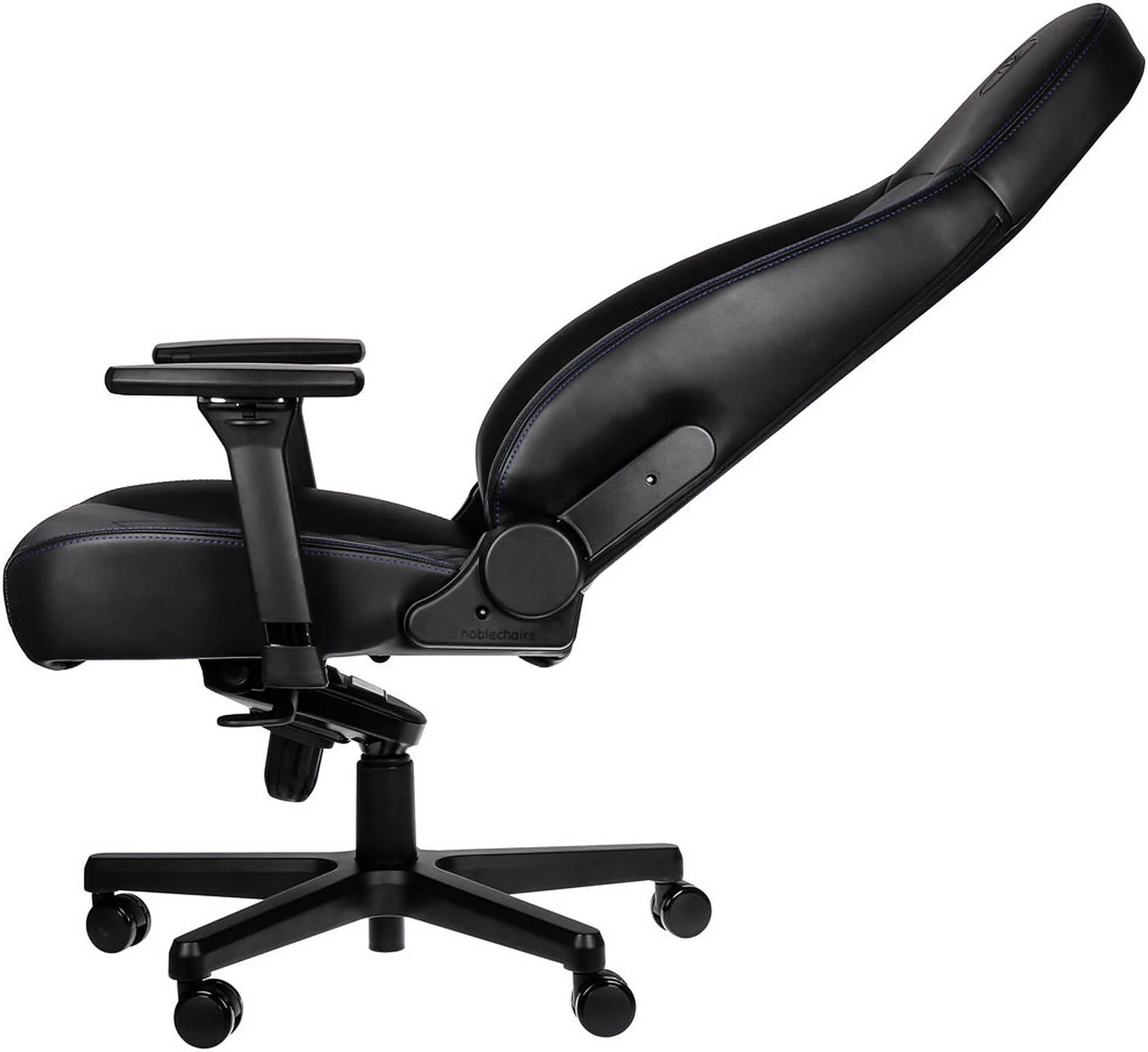 صندلی گیمینگ نوبل چیرز مدل Icon، دارای دسته های 4D، عملکرد شیب، فوم سرد مقاوم در برابر تغییر شکل، چرخ های 60 میلی متری، حداکثر تحمل وزن تا 150 کیلوگرم، 2 بالشتک راحت، مشکی / آبی | 676943 صندلی گیمینگ نوبل چیرز مدل Icon، دارای دسته های 4D، عملکرد شیب، فوم سرد مقاوم در برابر تغییر شکل، چرخ های 60 میلی متری، حداکثر تحمل وزن تا 150 کیلوگرم، 2 بالشتک راحت، مشکی / آبی | 676943