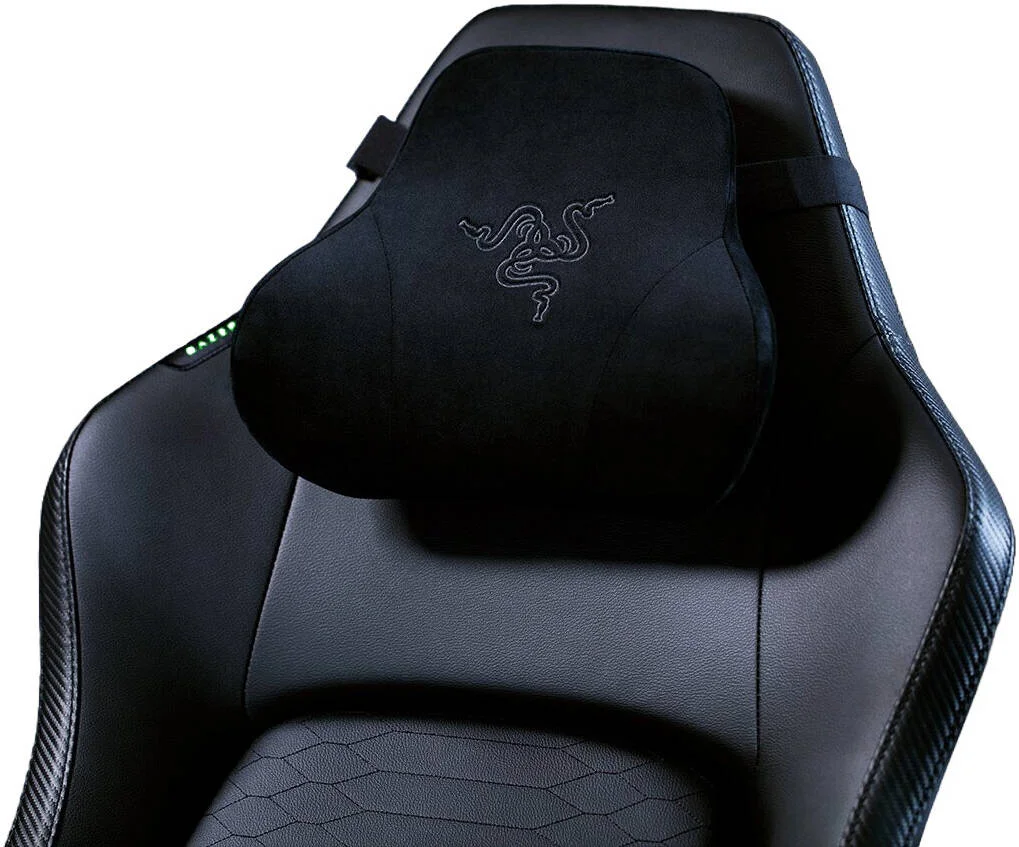 صندلی گیمینگ Razer Iskur V2، فوم با چگالی بالا، چرم EPU، دسته های 4D، حداکثر وزن 136 کیلوگرم، چرخان و واکنش گرا، شیب واکنشی صندلی و تا 152 درجه تکیه گاه، مشکی | RZ38-04900200-R3G1