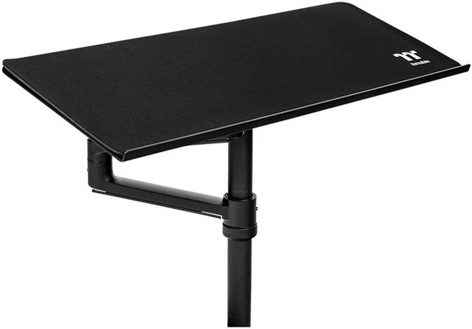 سینی صفحه کلید و ماوس Thermaltake، ابعاد 650x238 میلی‌متر، ارتفاع 320 میلی‌متر، محدوده شیب +90°~-45°، محدوده چرخش +180°~-180°، 3 محور چرخش افقی، مشکی | GSC-ACC-KBASBB-01