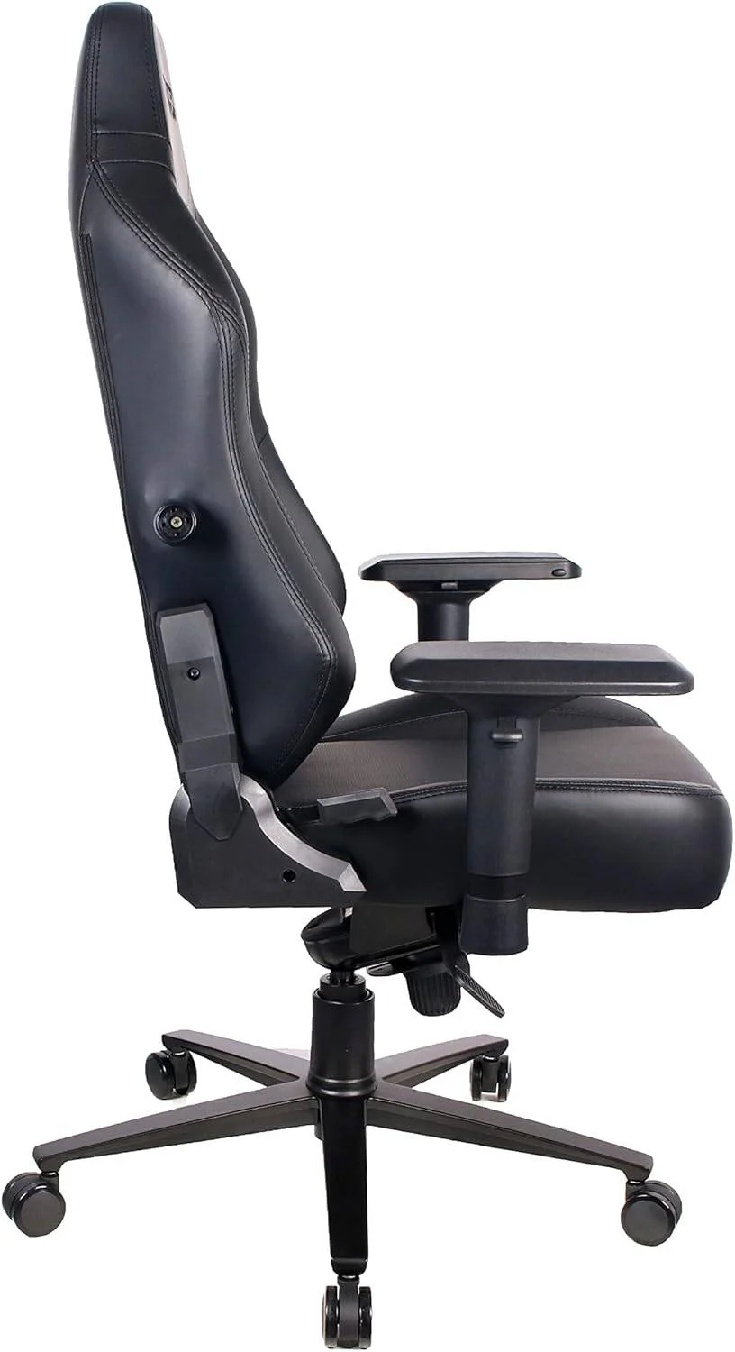 صندلی گیمینگ ریلکس Twisted Minds، صندلی با قابلیت تنظیم ارتفاع با فوم حافظهدار برای پشتیبانی از کمر، قابلیت گهوارهای شدن ۱۵ درجه، قفل حالت شیب، دسته با قابلیت تنظیم ۸ جهته، تحمل وزن تا ۱۵۰ کیلوگرم، مشکی | TM-R972-N صندلی گیمینگ ریلکس Twisted Minds، صندلی با قابلیت تنظیم ارتفاع با فوم حافظهدار برای پشتیبانی از کمر، قابلیت گهوارهای شدن ۱۵ درجه، قفل حالت شیب، دسته با قابلیت تنظیم ۸ جهته، تحمل وزن تا ۱۵۰ کیلوگرم، مشکی | TM-R972-N