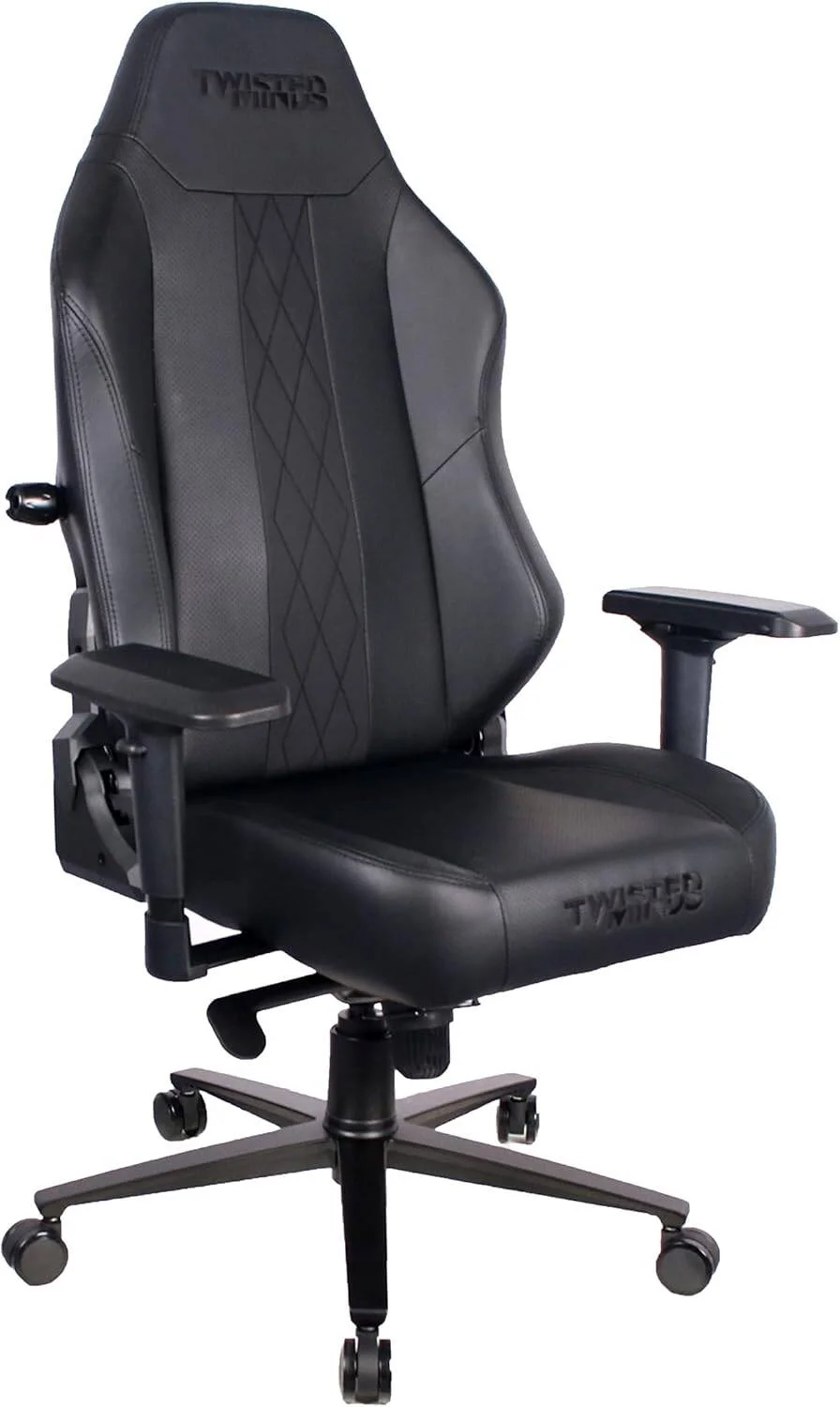 صندلی گیمینگ ریلکس Twisted Minds، صندلی با قابلیت تنظیم ارتفاع با فوم حافظهدار برای پشتیبانی از کمر، قابلیت گهوارهای شدن ۱۵ درجه، قفل حالت شیب، دسته با قابلیت تنظیم ۸ جهته، تحمل وزن تا ۱۵۰ کیلوگرم، مشکی | TM-R972-N صندلی گیمینگ ریلکس Twisted Minds، صندلی با قابلیت تنظیم ارتفاع با فوم حافظهدار برای پشتیبانی از کمر، قابلیت گهوارهای شدن ۱۵ درجه، قفل حالت شیب، دسته با قابلیت تنظیم ۸ جهته، تحمل وزن تا ۱۵۰ کیلوگرم، مشکی | TM-R972-N