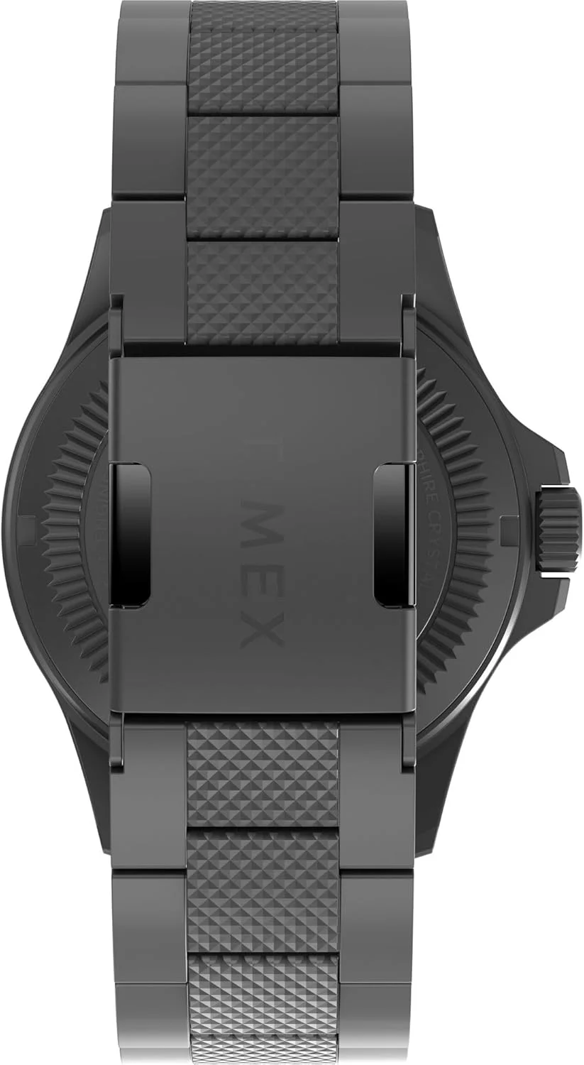 ساعت مچی مردانه تایمکس اکسپدیشن فیلد سولار 41 میلی‌متری - بند خاکستری تفنگی صفحه سبز بدنه خاکستری تفنگی