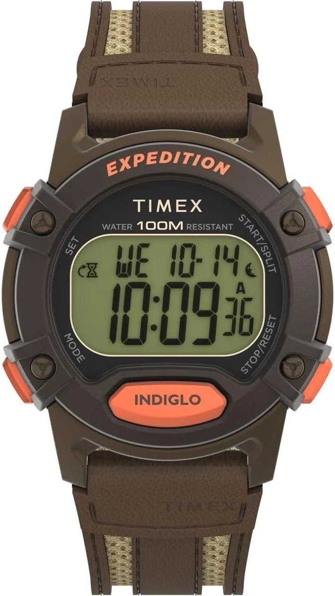 ساعت مچی دیجیتال کوارتز مردانه Timex با بند پارچه ای Expedition CAT 5