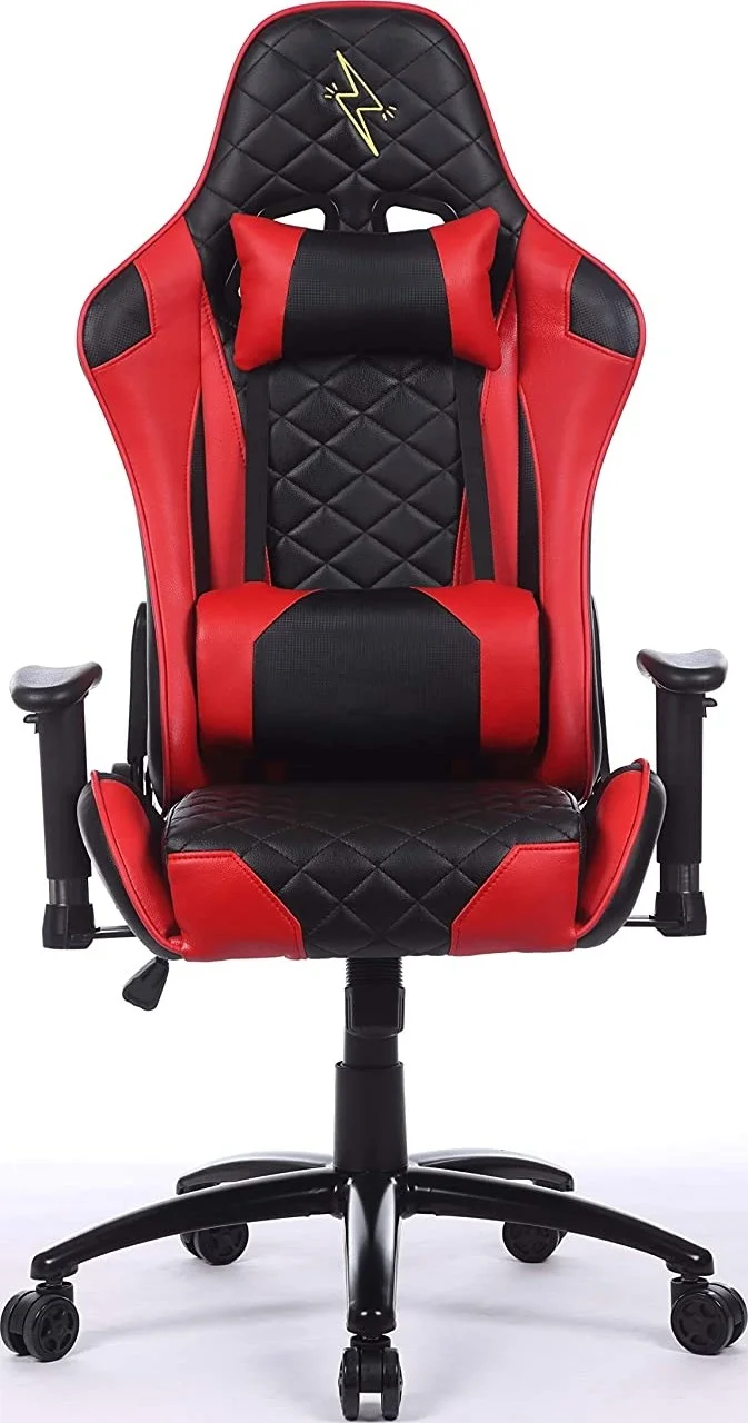 صندلی گیمینگ پشتی بلند Urban Wave با دسته های قابل تنظیم دو بعدی و بالشتک های کمری و سر (نسخه OC Venice) - قرمز صندلی گیمینگ پشتی بلند Urban Wave با دسته های قابل تنظیم دو بعدی و بالشتک های کمری و سر (نسخه OC Venice) - قرمز