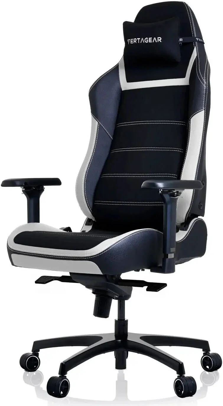 صندلی گیمینگ Vertagear PL6800، پشتیبانی کمری ContourMax، صندلی VertaAir و فناوری HygennX، ظرفیت وزنی تا 181 کیلوگرم، قد 175 سانتی متر - 203 سانتی متر، مشکی / سفید | VG-PL6800SE_WT