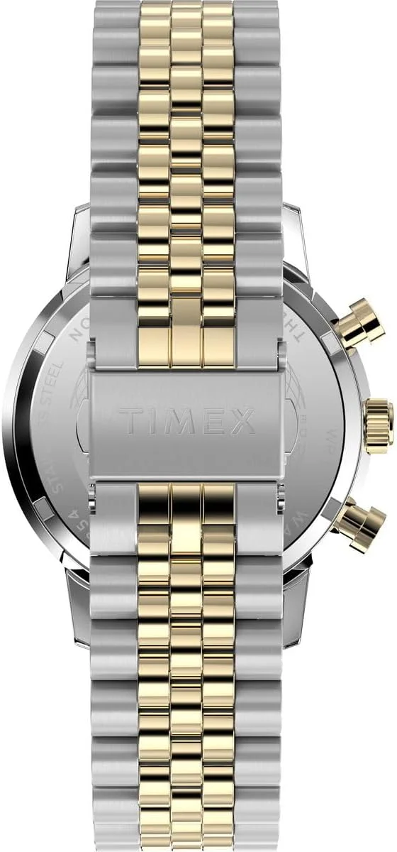 ساعت مچی مردانه تایمکس مدل کورنوگراف کوارتز با بند استیل ضد زنگ TW2W60200