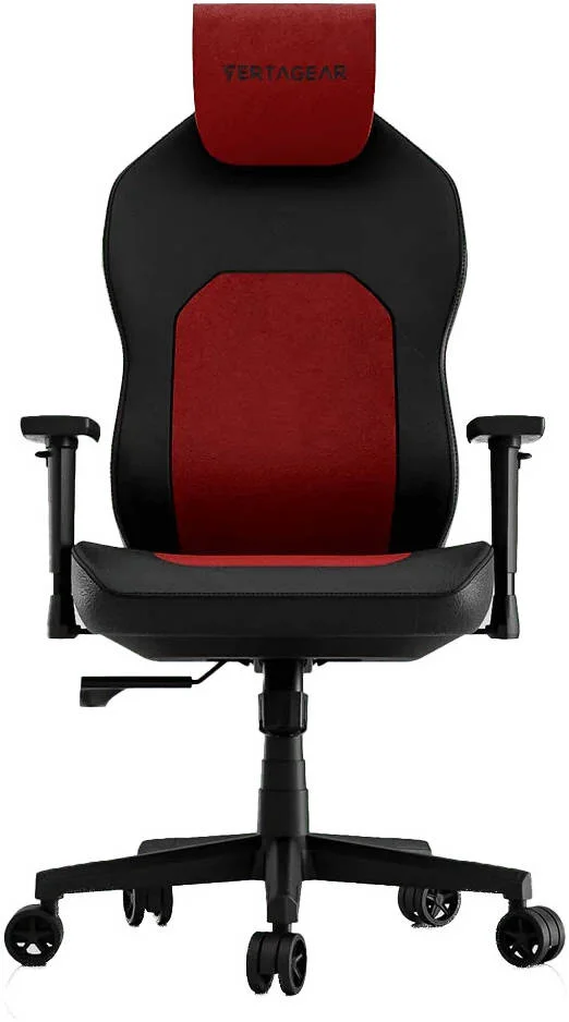 صندلی گیمینگ ارگونومیک Vertagear SL1800، دارای پشتیبانی کمری ContourMax، نشیمنگاه VertaAir، ظرفیت وزنی تا 100 کیلوگرم، مناسب برای قد تا 178 سانتی‌متر، بالابر گازی کلاس 4، مشکی / قرمز | VG-SL1800_BR