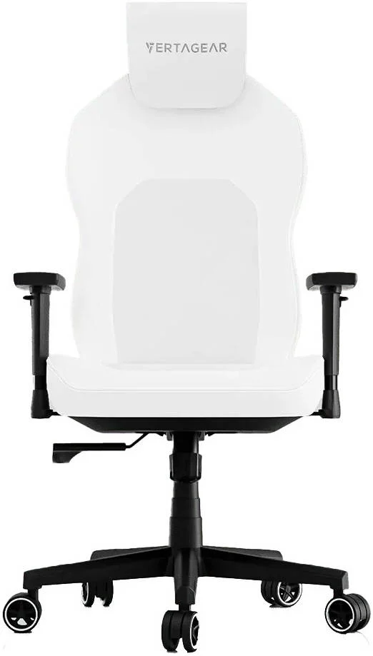 صندلی گیمینگ ارگونومیک Vertagear SL1800، کمری ContourMax، نشیمنگاه VertaAir، ظرفیت وزنی تا 100 کیلوگرم، مناسب برای قد تا 178 سانتی متر، بالابر گازی کلاس 4، سفید | VG-SL1800_WT