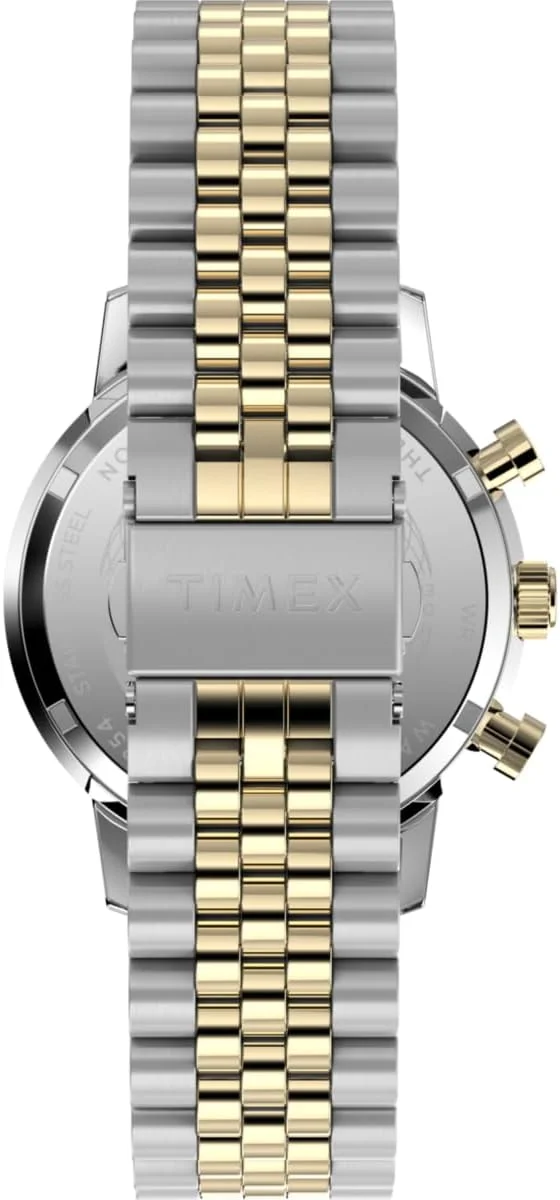 ساعت مچی مردانه تایمکس مدل کرنوگراف کوارتز با بند استیل ضد زنگ TW2W60000