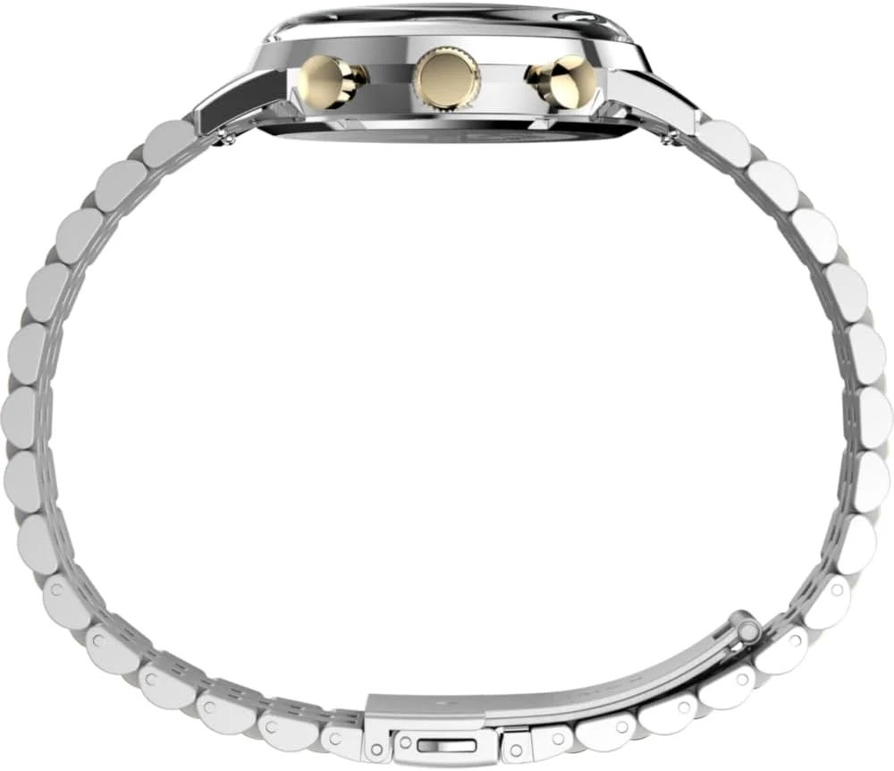 ساعت مچی مردانه تایمکس مدل کرنوگراف کوارتز با بند استیل ضد زنگ TW2W60000