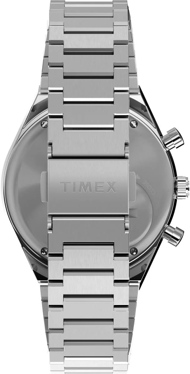 ساعت مچی مردانه تایمکس مدل کرنوگراف کوارتز با بند استیل TW2W51600، نقره ای، مدرن