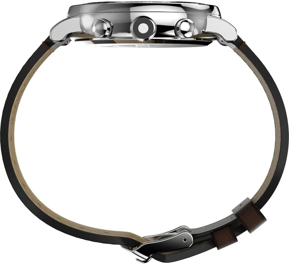 ساعت مچی مردانه تایمکس کرنوگراف کوارتز با بند چرمی مدل TW2W47300