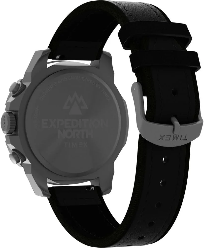 ساعت مچی مردانه تایمکس مدل کرونوگراف کوارتز با بند چرمی TW2W16100