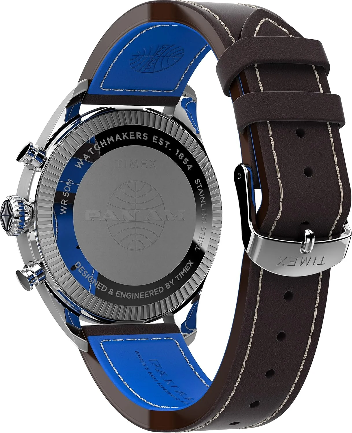 ساعت مچی کوارتز مردانه تایمکس Pan Am با بند چرمی