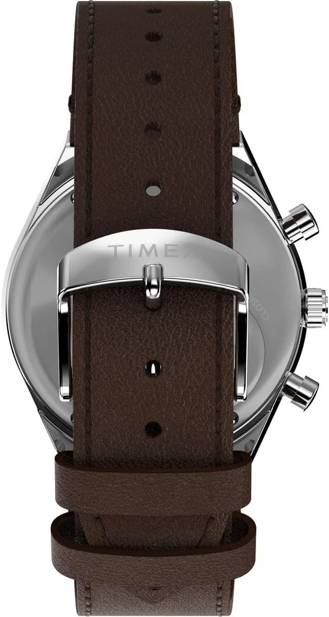 ساعت مچی مردانه تایمکس مدل کورنوگراف کوارتز با بند چرمی TW2W51800