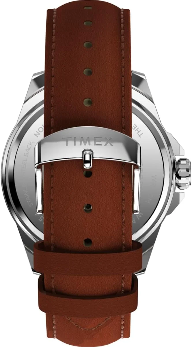 ساعت مچی عقربه‌ای مردانه Timex مدل Trend Essex، قهوه‌ای، TW2W92800-AMZUK