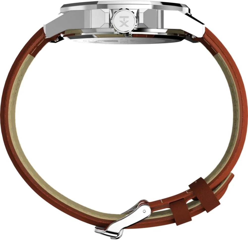 ساعت مچی عقربه‌ای مردانه Timex مدل Trend Essex، قهوه‌ای، TW2W92800-AMZUK