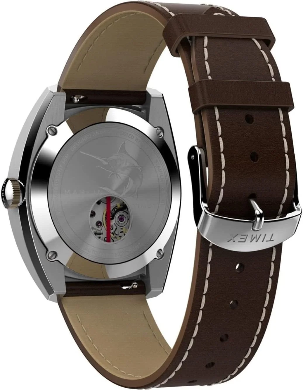 ساعت مچی مردانه اتوماتیک تایمکس با صفحه چند عقربه و بند چرمی مدل مارلین