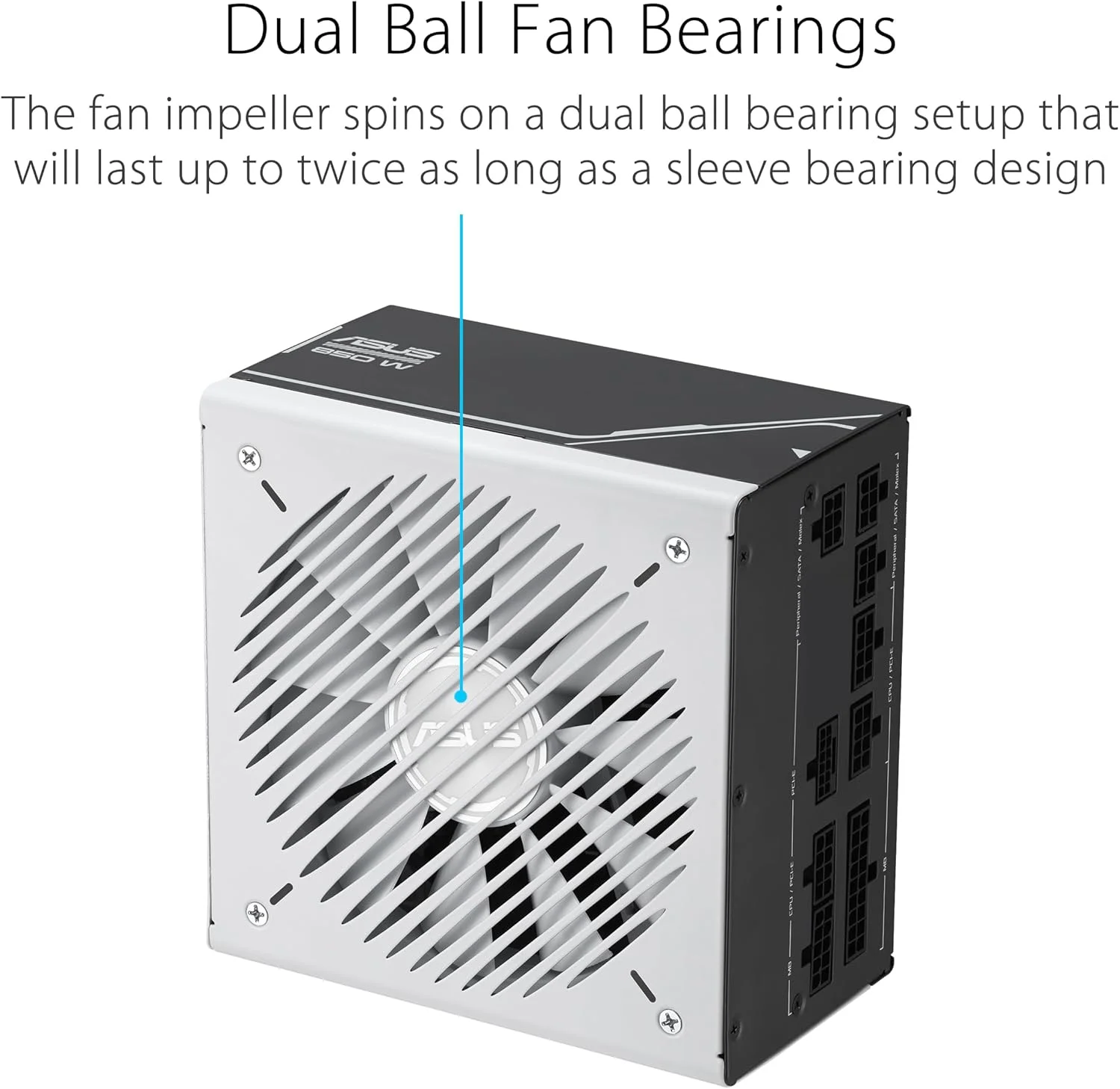 منبع تغذیه 850 واتی ایسوس Prime Gold مناسب گیمینگ، فن بلبرینگ دوبل، کاملاً ماژولار، 80+ Gold، ATX 3.0، PCIe 5.0 منبع تغذیه 850 واتی ایسوس Prime Gold مناسب گیمینگ، فن بلبرینگ دوبل، کاملاً ماژولار، 80+ Gold، ATX 3.0، PCIe 5.0