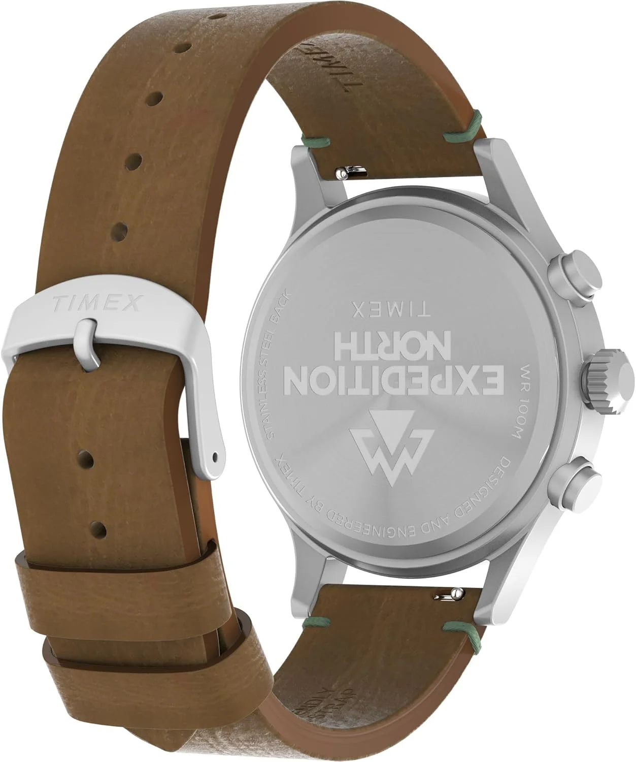 ساعت مچی عقربه ای مردانه تایمکس با بند چرمی مدل TW2Y29900VQ، قهوه ای، بند