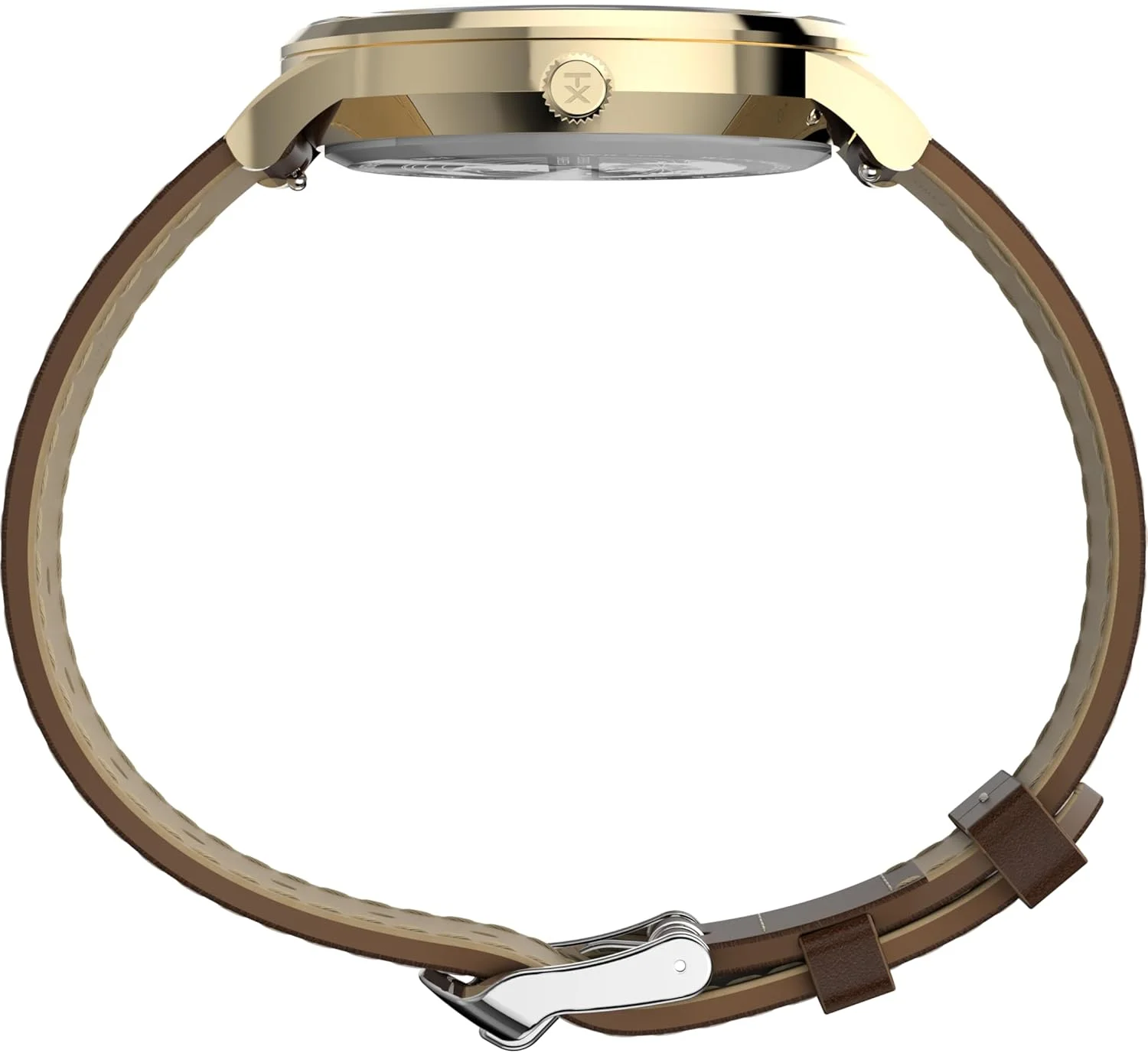 ساعت مچی عقربه ای مردانه تایمکس با بند چرمی مدل TW2W84400