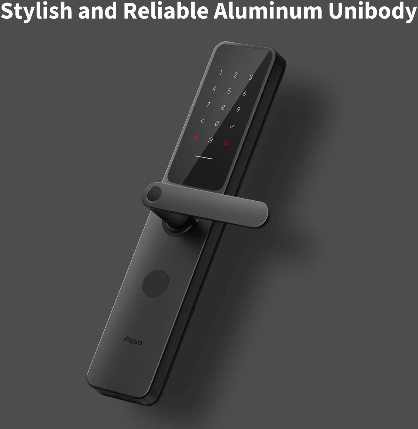 قفل هوشمند زیگبی Aqara A100، اثر انگشت بیومتریک، 9 روش باز کردن قفل، رمزهای عبور و تنظیمات قابل تنظیم از راه دور، مشکی | ZNMS02ES