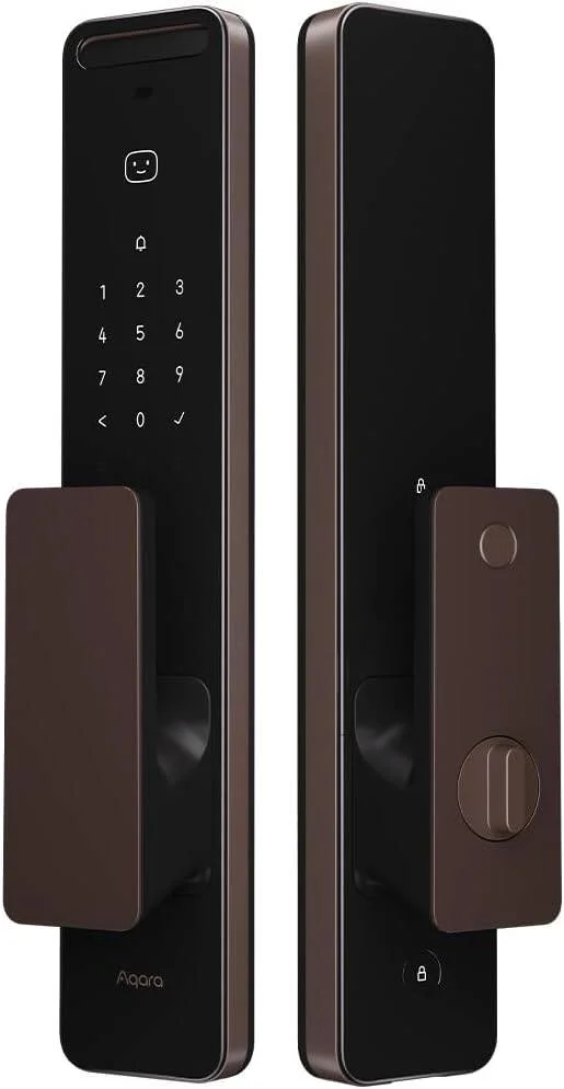 قفل هوشمند درب Aqara D200i با تشخیص چهره سه بعدی امن، NFC، کدهای PIN و پشتیبانی از Apple Home Key - نسخه جهانی