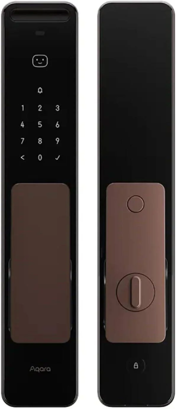 قفل هوشمند درب Aqara D200i با تشخیص چهره سه بعدی امن، NFC، کدهای PIN و پشتیبانی از Apple Home Key - نسخه جهانی