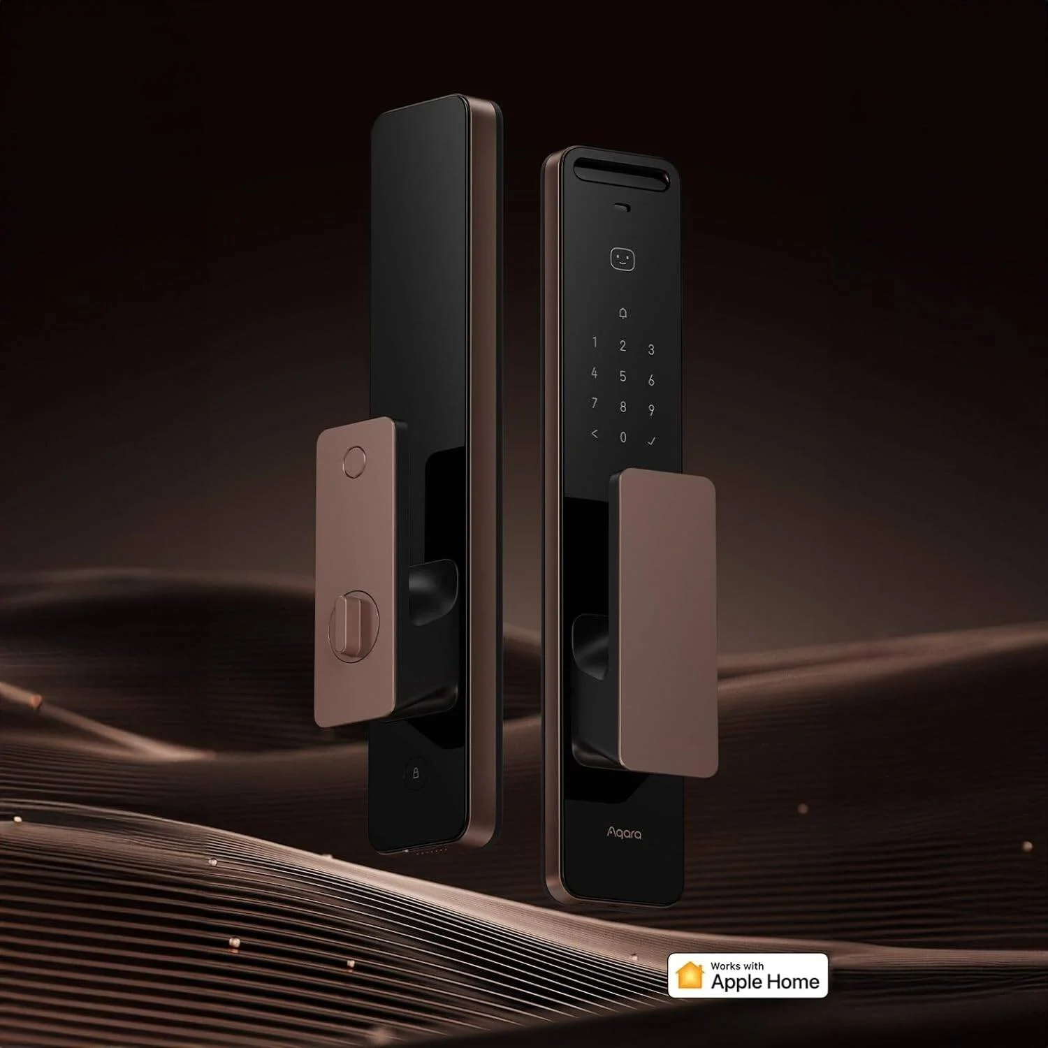 قفل هوشمند درب Aqara D200i با تشخیص چهره سه بعدی امن، NFC، کدهای PIN و پشتیبانی از Apple Home Key - نسخه جهانی