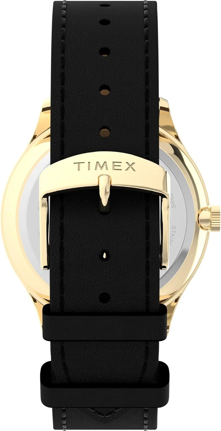 ساعت مچی عقربه ای مردانه تایمکس با بند چرمی مدل TW2W685009J