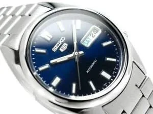 ساعت مچی مردانه سیکو 5 مکانیکی (سینات) SNXS77K1 صفحه سرمه ای