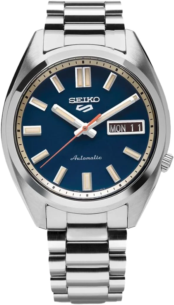 ساعت مچی مردانه سیکو 5 اسپرت GMT مدل SSK001K1 با صفحه مشکی و موتور اتوماتیک