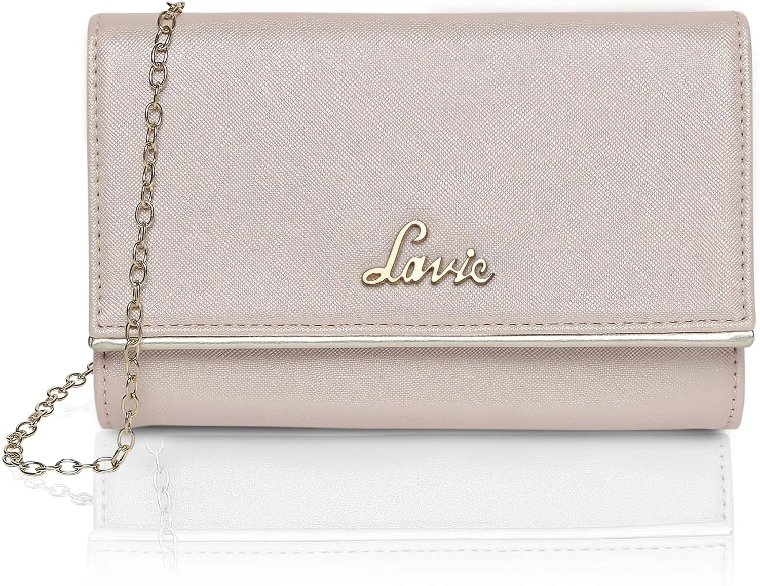 کیف کلاچ زنانه لاوی (سفید، مروارید)