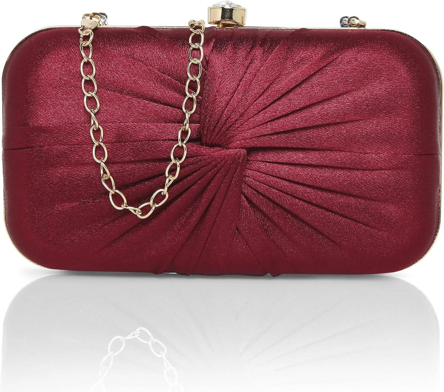 کیف کلاچ فریم لاوی مدل Cheer (زرشکی)