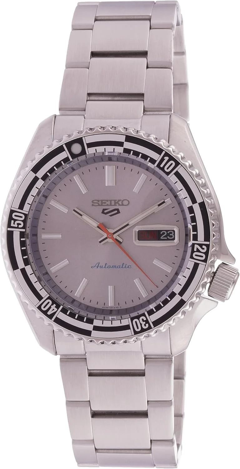 سیکو 5 اسپرت مجموعه رنگ های یکپارچهسازی با سیستمعامل 'New Rally Diver' مدل SRPK09K1، نقره ای، یکپارچهسازی با سیستمعامل