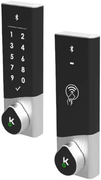 قفل باتری هوشمند LEO RFID و کد پین، لمس خازنی، ساختار مستحکم، بلوتوث کم مصرف، نصب آسان، کنترل ابری، فولاد برس خورده | CL-KEYNIUSLOCK