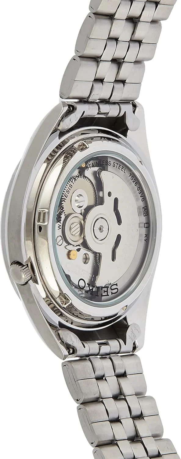 ساعت مچی مردانه سیکو مدل SNKL15K1 آنالوگ استیل ضد زنگ با صفحه نقره ای