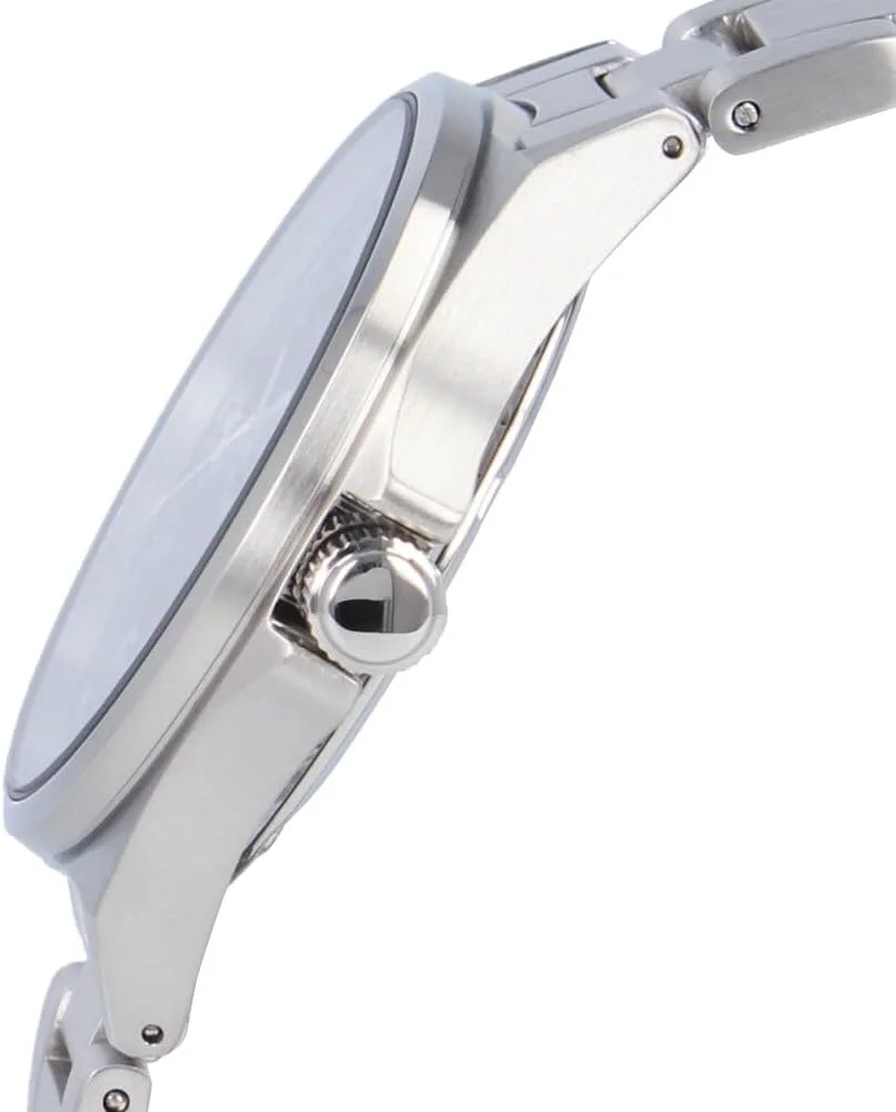 ساعت مچی مردانه سیکو مدل SUR505P1 با صفحه مشکی و بدنه استیل نقره ای