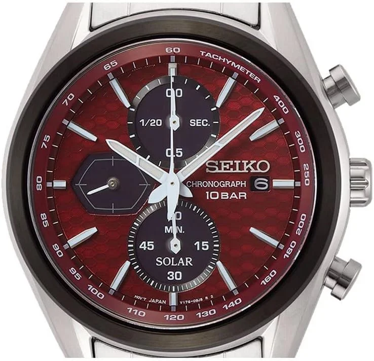 ساعت مچی مردانه سیکو، کوارتز، استیل ضد زنگ با بند سیلیکونی