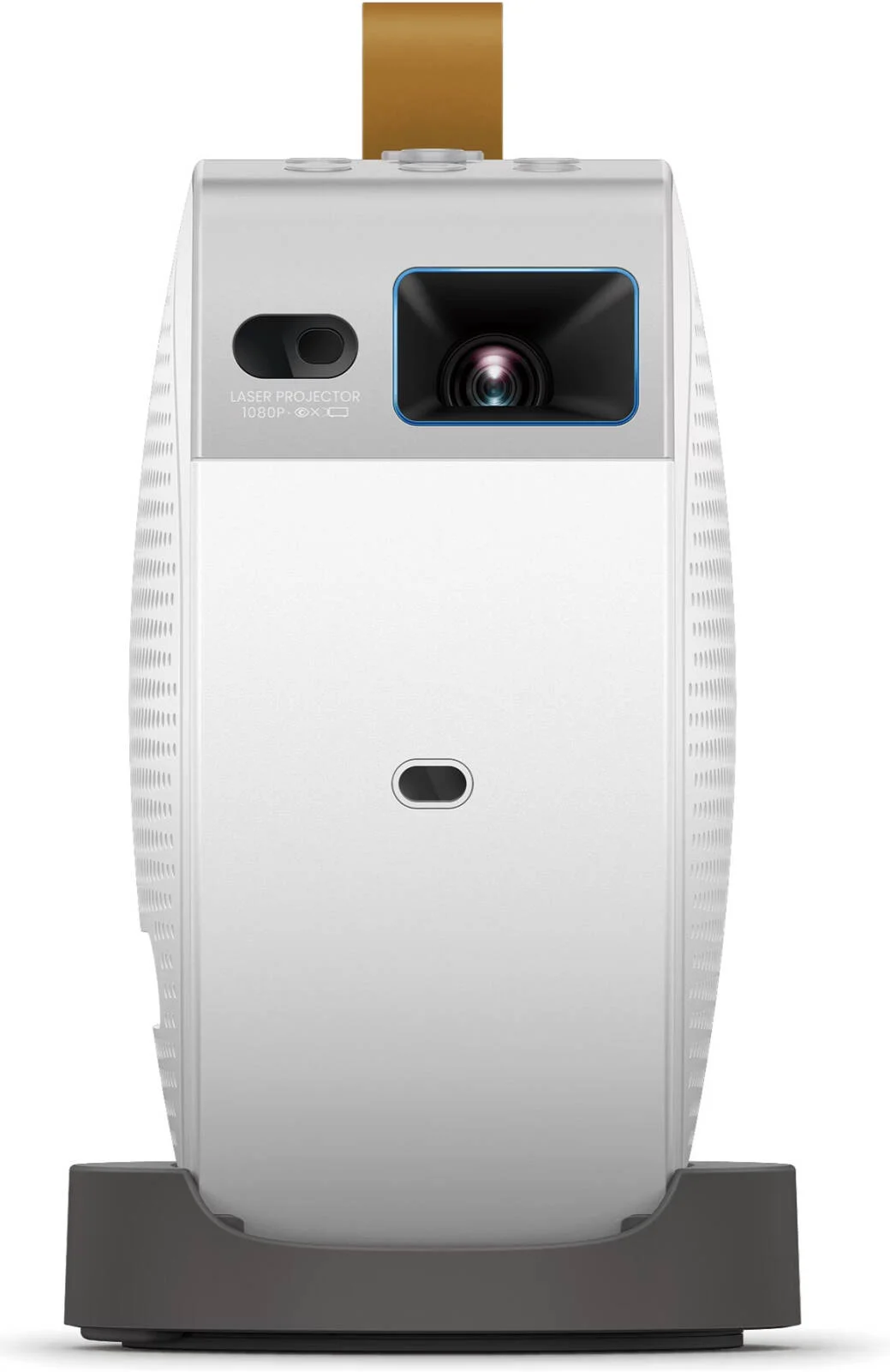 پروژکتور لیزری قابل حمل BenQ GV5، روشنایی 500 لومن، رزولوشن 1080p، نسبت پرتاب 1.2، نسبت زوم ثابت، سیستم عامل داخلی Google TV، اتصال بلوتوث 5.0 و WiFi | GV5