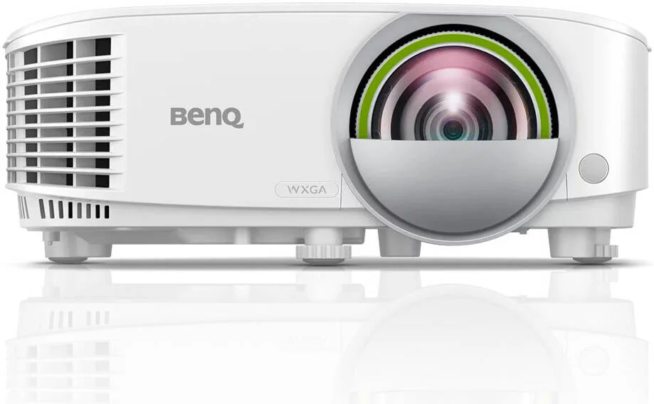 پروژکتور هوشمند BenQ EW805ST، رزولوشن WXGA، روشنایی 3600 لومن، زوم ثابت، بلندگوی 5 واتی، تاخیر ورودی 33.4 میلی‌ثانیه، سیستم تصویر DLP، بلوتوث 4.0، اندروید 9.0، سفید | EW805ST