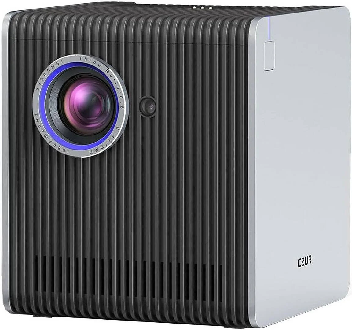 پروژکتور CZUR StarryHub Q1S Pro، اندازه صفحه نمایش بهینه 80-100 اینچ، رزولوشن صفحه نمایش FHD، روشنایی 2400 ANSI، رزولوشن دوربین 4K UHD، قاب بندی خودکار، ردیابی بلندگو، مشکی | StarryHub-Q1S-Pro