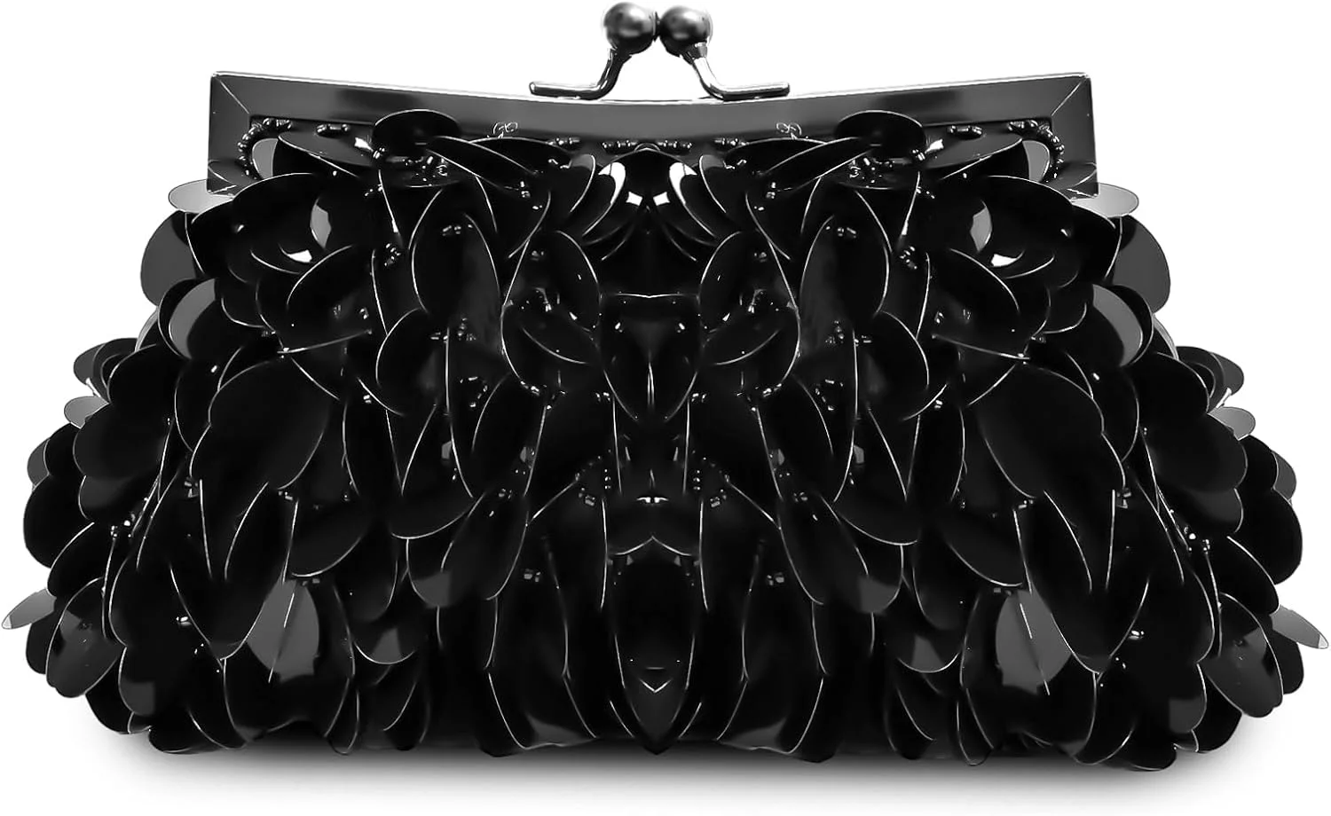 کیف دستی پولکی KASTWAVE، کیف مجلسی درخشان، مناسب مهمانی و کوکتل