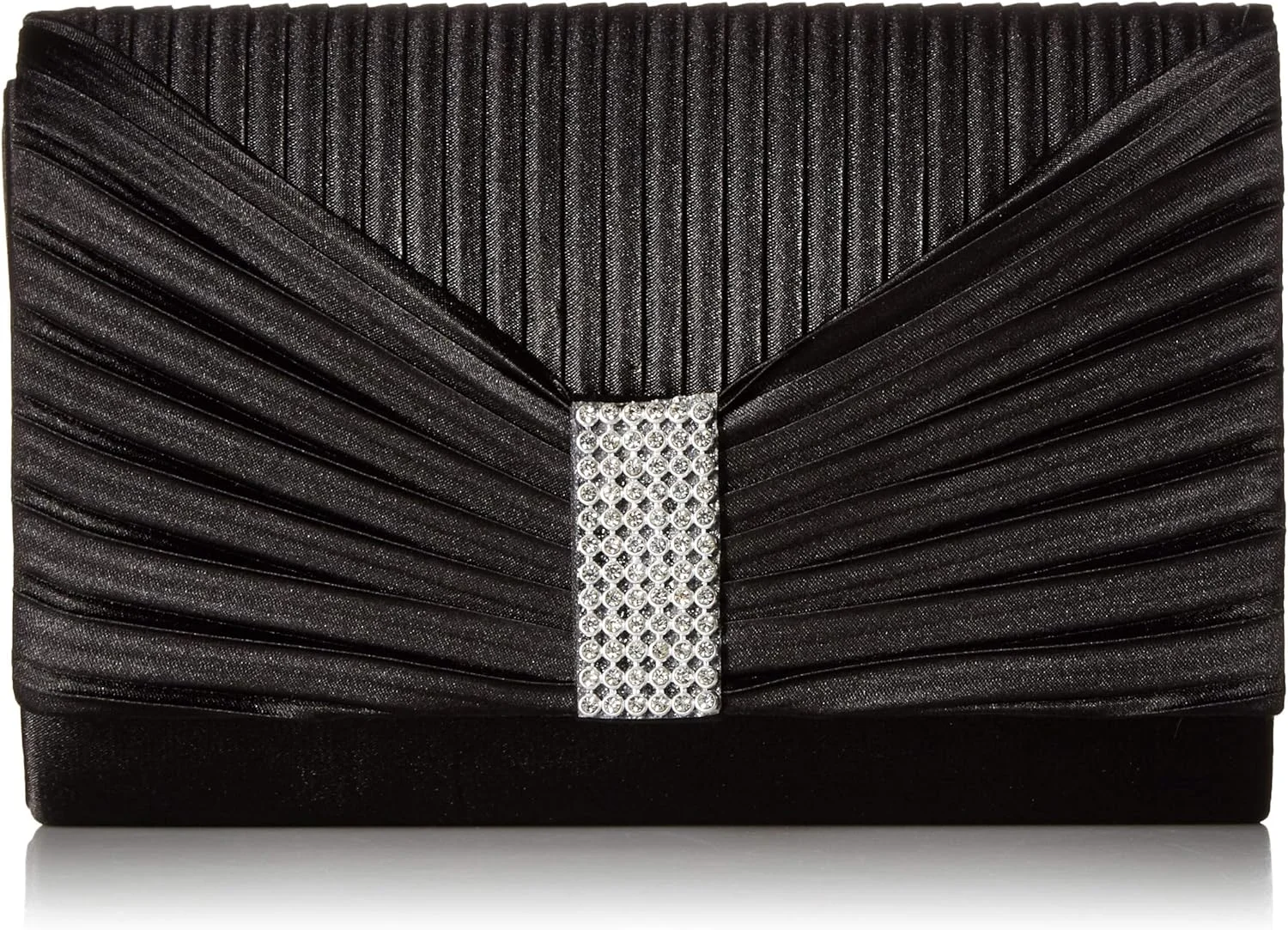 کیف کلاچ باگت زنانه جسیکا مک کلینتاک مدل Alexis با پلیسه و تزیینات نگین