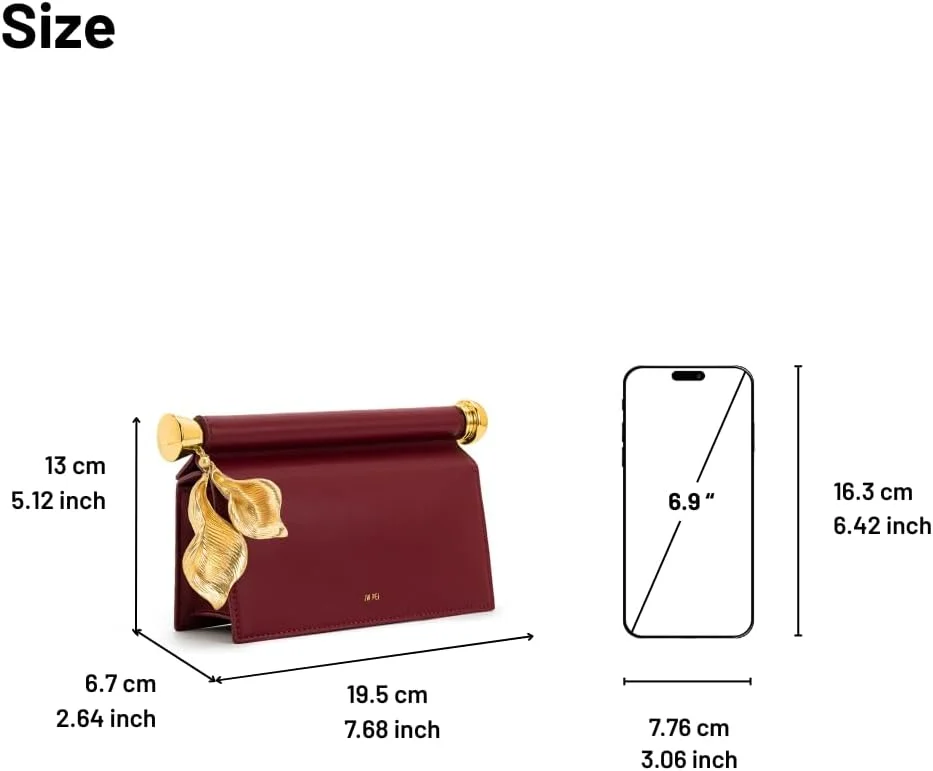 کیف دستی زنانه JW PEI مدل Holly با آویز فلزی تزئین شده