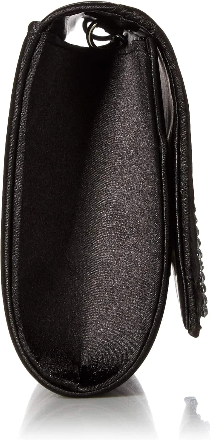 کیف کلاچ باگت زنانه جسیکا مک کلینتاک مدل Alexis با پلیسه و تزیینات نگین