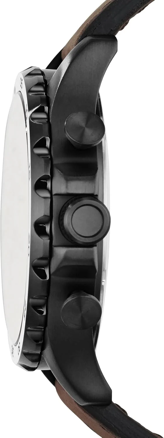 ساعت مردانه فسیل Nate با صفحه بزرگ کرونوگراف و بند استیل یا چرمی