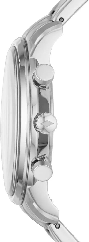 ساعت مچی مردانه فسیل مدل کوارتز با صفحه آنالوگ و بند استیل ضد زنگ FS5412