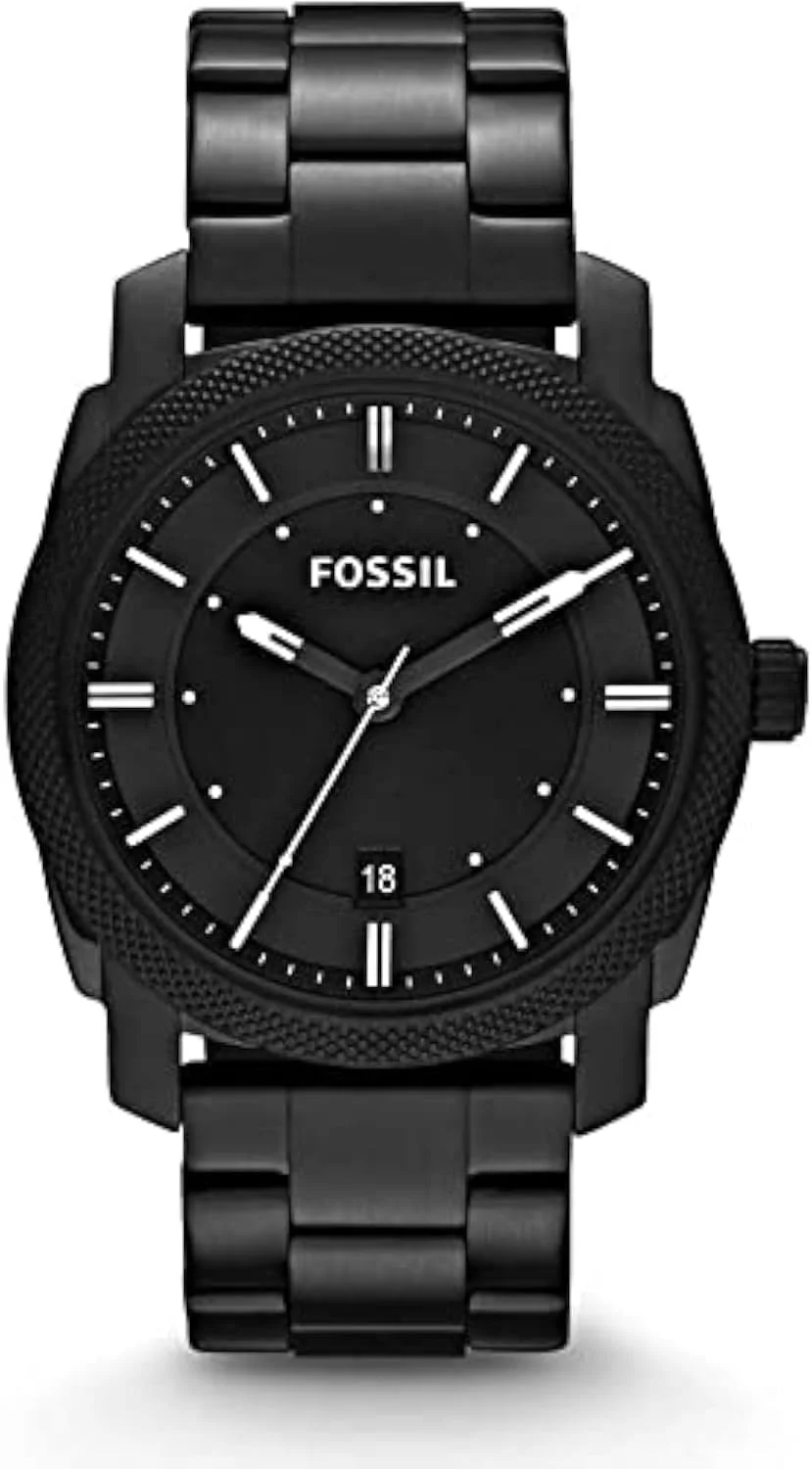 ساعت مردانه FOSSIL Machine، موتور کوارتز با بند استیل یا چرمی
